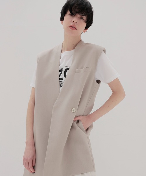 BLACK SCORE(ブラックスコア)の「BLACK SCORE × DRESSLAVE / 20th placard cat Tee(アニバーサリープラカードキャット半袖Tシャツ BSMCC UNISEX T SHIRT)(Tシャツ/カットソー・レディース・ホワイト/ブラック・36)」の6枚目の写真