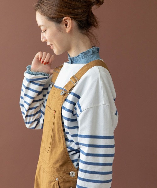 PAR ICI（パーリッシィ）の「ライトオンスデニム スタンドフリルブラウス（シャツ/ブラウス・レディース・サックスブルー/ネイビー・FREE）」の15枚目の写真