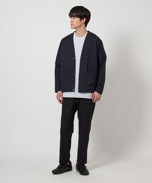 green label relaxing（グリーンレーベルリラクシング）の「ドットメッシュ カーディガン（カーディガン/ボレロ・メンズ・ネイビー/ブラック・S/XL/L/M）」の22枚目の写真