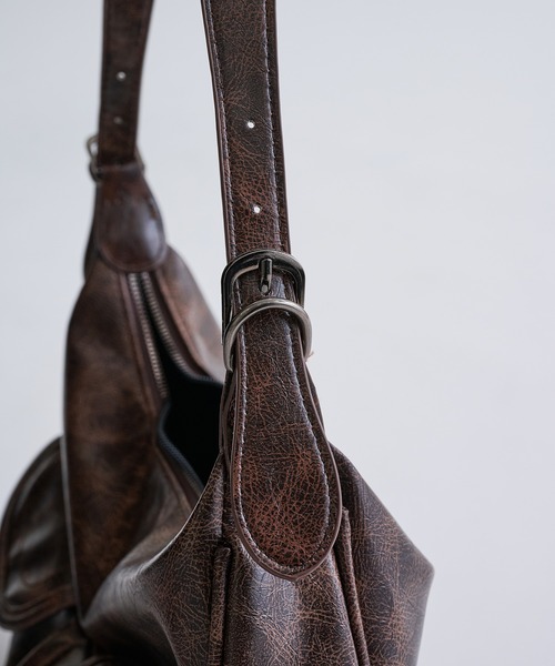 epnok（エプノック）の「2WAYハンドバッグ（ハンドバッグ・メンズ・ブラウン・FREE）」の3枚目の写真