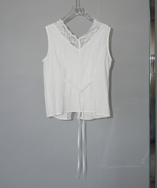 chuclla（チュクラ）の「2way レーストリム ジレトップス chw25s063（その他トップス・レディース・ホワイト・M）」の19枚目の写真