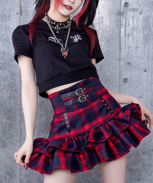 tシャツ DARK ANGEL BEARラインストーンチビTシャツ レディース Amilige tシャツ DARK ANGEL BEARラインストーンチビTシャツ