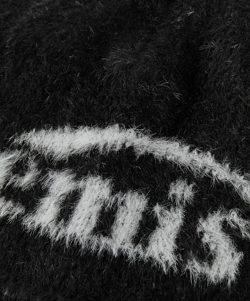 [EMIS] NEW LOGO SHAGGY ビーニー★新作・24AW★人気★韓国★ EMIS☆韓国大人気 [24FW] NEW LOGO SHAGGY BEANIE (EMIS/ニット