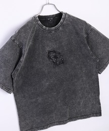WESTSEA | グランジ加工 × 刺繍 ヴィンテージライク 半袖Ｔシャツ(Tシャツ/カットソー)