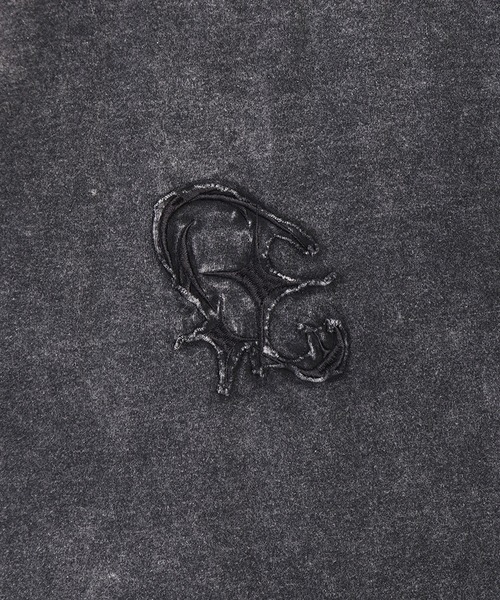 WESTSEA（ウエストシー）の「グランジ加工 × 刺繍 ヴィンテージライク 半袖Ｔシャツ（Tシャツ/カットソー・メンズ・アイボリー系1/スミクロ/ブラック系その他/アイボリー・M/L）」の8枚目の写真