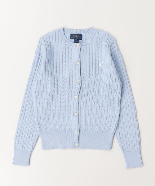 POLO RALPH LAUREN CHILDRENSWEAR(ポロ ラルフ ローレン チルドレンズウェア)の「ミニケーブル コットン カーディガン(カーディガン/ボレロ・キッズ・マルチ・XL/S/M/L)」の3枚目の写真