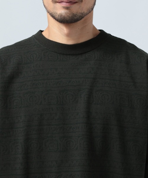 Ocean Pacific(オーシャンパシフィック)の「【Ocean Pacific(オーシャンパシフィック)】別注トライバルプリントTシャツ(Tシャツ/カットソー・メンズ・ブラック・LARGE/MEDIUM)」の8枚目の写真