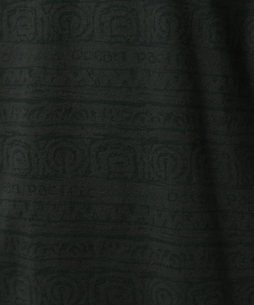 Ocean Pacific(オーシャンパシフィック)の「【Ocean Pacific(オーシャンパシフィック)】別注トライバルプリントTシャツ(Tシャツ/カットソー・メンズ・ブラック・LARGE/MEDIUM)」の12枚目の写真