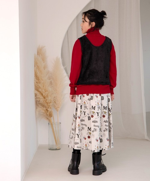 MAKE YOUR DAY(メイクユアデイ)の「コットン100%タートルネックセーター■150.160cm(ニット/セーター・キッズ・アイボリー/ブルー/レッド/ブラック・150/160)」の13枚目の写真