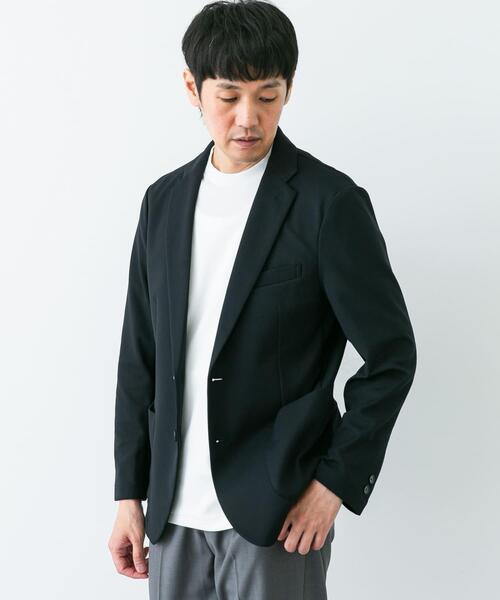URBAN RESEARCH DOORS（アーバンリサーチドアーズ）の「『イージーケア』LIFE STYLE TAILOR　サーフニットジャケット（その他アウター・メンズ・ネイビー/グレー・MEDIUM/LARGE）」の5枚目の写真