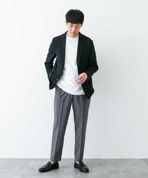 URBAN RESEARCH DOORS（アーバンリサーチドアーズ）の「『イージーケア』LIFE STYLE TAILOR　サーフニットジャケット（その他アウター・メンズ・ネイビー/グレー・MEDIUM/LARGE）」の6枚目の写真
