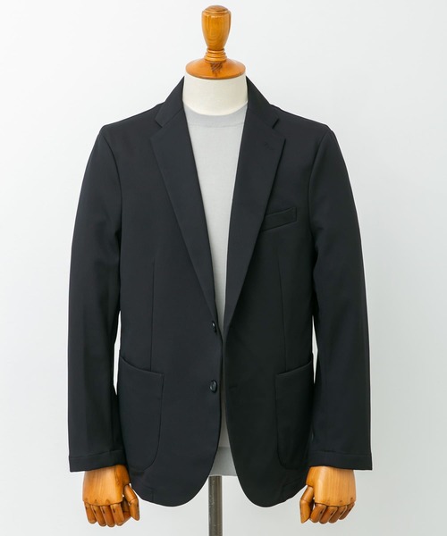 Atelier Aura❣️(Scandinavia製)特殊生地ジャケット14万 セール】『イージーケア』LIFE STYLE TAILOR サーフニット