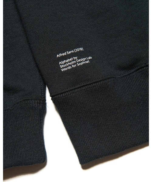 SOPHNET.（ソフネット）の「LOGO PATCH HOODIE（パーカー・メンズ・ライトブルー/カーキ/ブラック・4/2/3/5/1）」の8枚目の写真