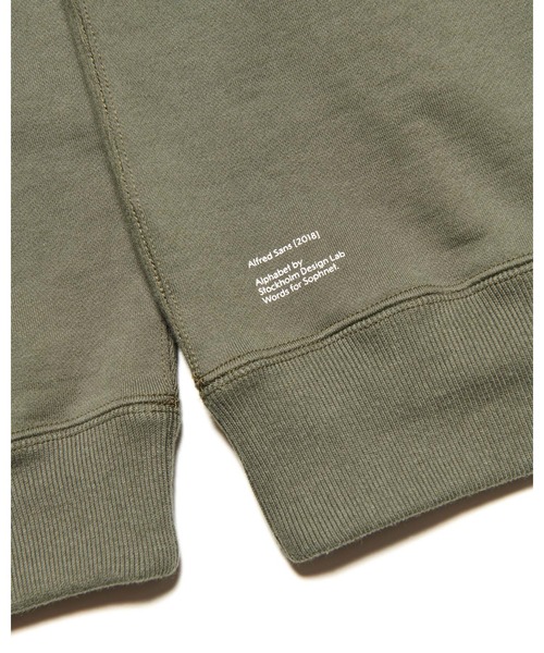 SOPHNET.（ソフネット）の「LOGO PATCH HOODIE（パーカー・メンズ・ライトブルー/カーキ/ブラック・4/2/3/5/1）」の12枚目の写真