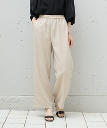 【WEB限定/美シルエット】リネンライクイージーパンツ573034