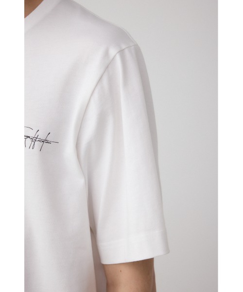 AZUL by moussy(アズールバイマウジー)の「AZコットンロゴTシャツ(Tシャツ/カットソー・メンズ・ブラック/グレー/ネイビー/ホワイト・SMALL/MEDIUM/LARGE)」の19枚目の写真