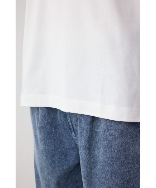 AZUL by moussy(アズールバイマウジー)の「AZコットンロゴTシャツ(Tシャツ/カットソー・メンズ・ブラック/グレー/ネイビー/ホワイト・SMALL/MEDIUM/LARGE)」の18枚目の写真