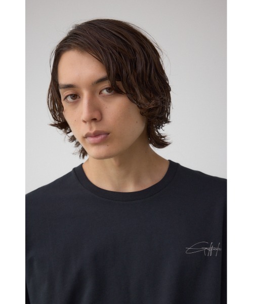 AZUL by moussy(アズールバイマウジー)の「AZコットンロゴTシャツ(Tシャツ/カットソー・メンズ・ブラック/グレー/ネイビー/ホワイト・SMALL/MEDIUM/LARGE)」の17枚目の写真