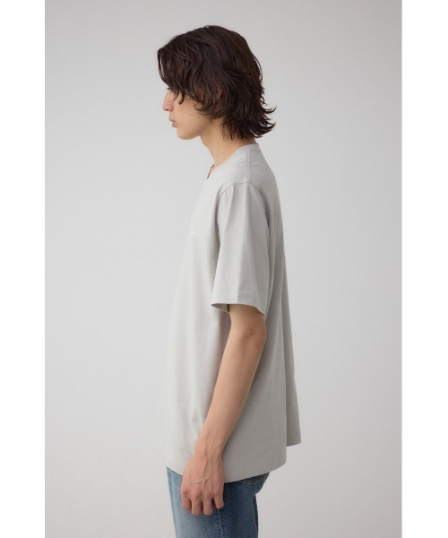 AZUL by moussy(アズールバイマウジー)の「AZコットンロゴTシャツ(Tシャツ/カットソー・メンズ・ブラック/グレー/ネイビー/ホワイト・SMALL/MEDIUM/LARGE)」の14枚目の写真