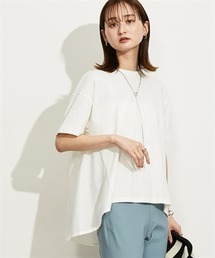 nissen | 異素材切替フレアプルオーバー(Tシャツ/カットソー)