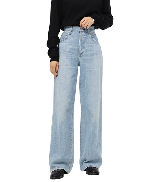 Citizens of humanity（シチズンズオブヒューマニティー）の「CITIZENS of HUMANITY / シチズンズ・オブ・ヒューマニティ：ANNINA 30IN TULAROSA：2038B-1136[DEA]（デニムパンツ・レディース・ブルー系その他・27inch/26inch）」の3枚目の写真