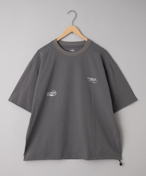 coen(コーエン)の「コンフォートリフレクタープリントTシャツ【吸水速乾、UVカット、ストレッチ、抗ピリング】(Tシャツ/カットソー・メンズ・ブラック/ホワイト/ダークグレー・S/M/L/XL)」の3枚目の写真