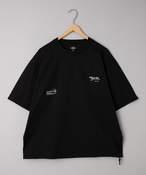 coen(コーエン)の「コンフォートリフレクタープリントTシャツ【吸水速乾、UVカット、ストレッチ、抗ピリング】(Tシャツ/カットソー・メンズ・ブラック/ホワイト/ダークグレー・S/M/L/XL)」の2枚目の写真