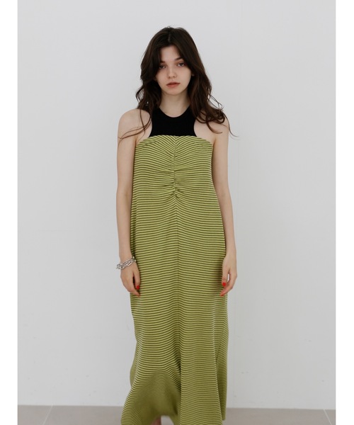 Katrin TOKYO(カトリーントーキョー)の「american sleeve combi onepiece(ワンピース・レディース・グリーン系その他/ブルー系その他/ピンク系その他・FREE/XS)」の13枚目の写真