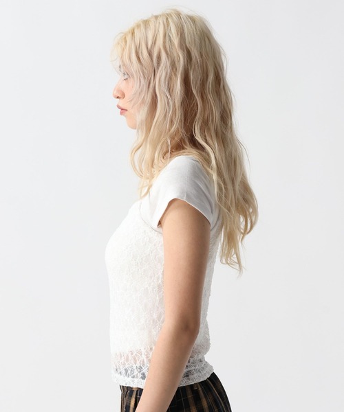 FOREVER 21（フォーエバー トゥエンティーワン）の「【2025SS】レースレイヤードキャミ（キャミソール・レディース・ブラック/ピンク/オフホワイト・FREE）」の21枚目の写真