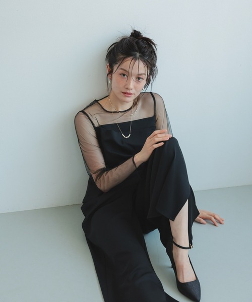 Dorry Doll（ドリードール）の「ラップドペプラムパンツドレス（パンツ