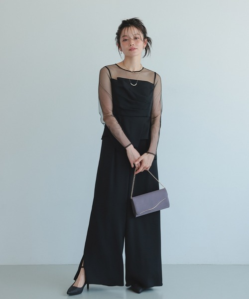 ♥新品♥ドリードール スクウェアパンツドレス 結婚式 パーティードレス 黒 M ♥新品♥ドリードール スクウェアパンツドレス 結婚式 パーティー