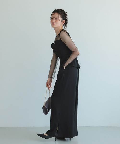 Dorry Doll（ドリードール）の「ラップドペプラムパンツドレス（パンツ