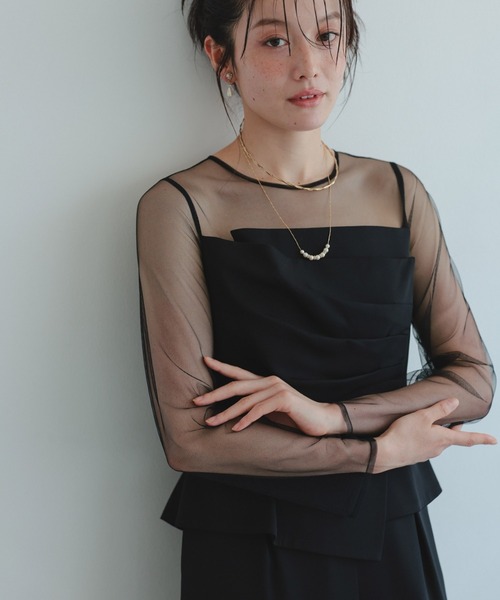 ラップドペプラムパンツドレス（パンツドレス）｜Dorry Doll（ドリー