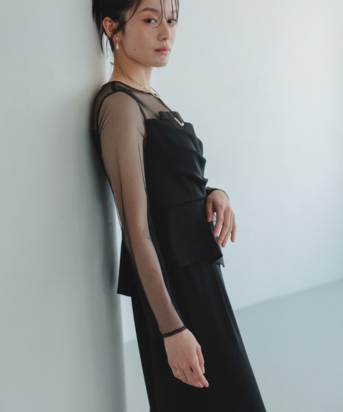 ラップドペプラムパンツドレス（パンツドレス）｜Dorry Doll（ドリー