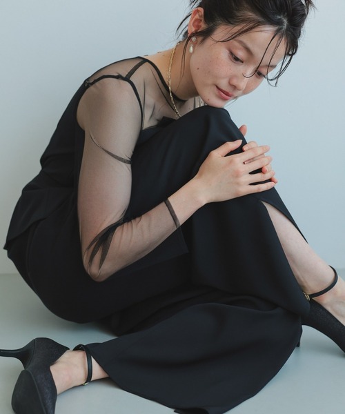 ラップドペプラムパンツドレス（パンツドレス）｜Dorry Doll（ドリー