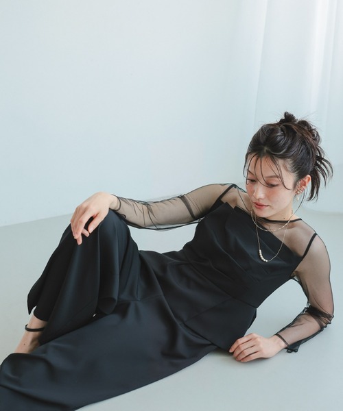 Dorry Doll（ドリードール）の「ラップドペプラムパンツドレス（パンツ