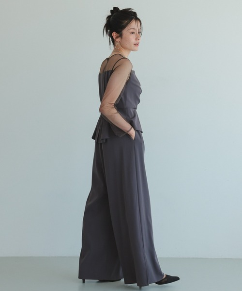 dorry doll ラップドペプラムパンツドレス ラップドペプラムパンツドレス（パンツドレス）｜Dorry Doll（ドリー