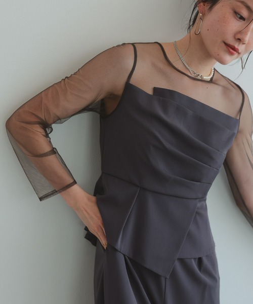 ラップドペプラムパンツドレス（パンツドレス）｜Dorry Doll（ドリー