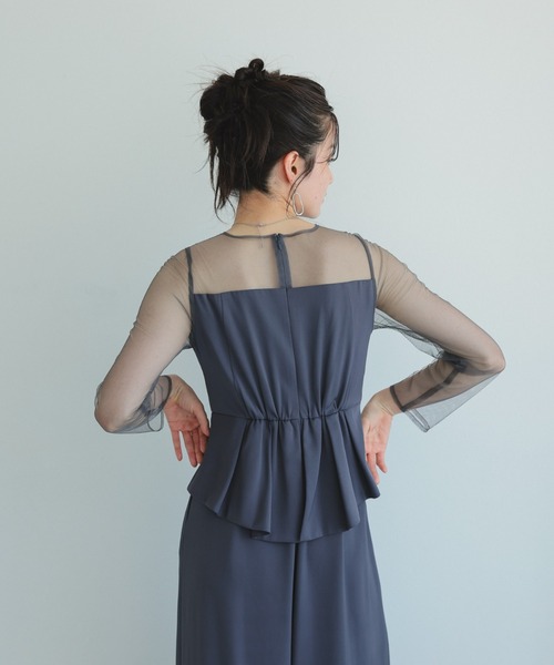 ラップドペプラムパンツドレス（パンツドレス）｜Dorry Doll（ドリー