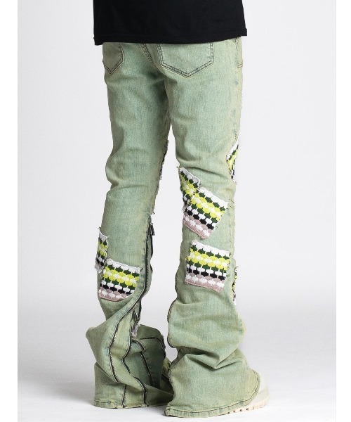 GUAPI グアピ 総柄プリントパンツ 30 GUAPI グアピ 総柄プリントパンツ