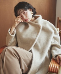 LAULEN([)cashmere stand collar toggle coat /JV~AX^hJ[gO~fBR[g(XeJ[R[g)