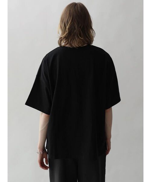:ETHROF(イーサオブ)の「3D METAL LOGO T-SHIRT(Tシャツ/カットソー・レディース・ダークブルー/ブラック/オフホワイト・FREE)」の16枚目の写真