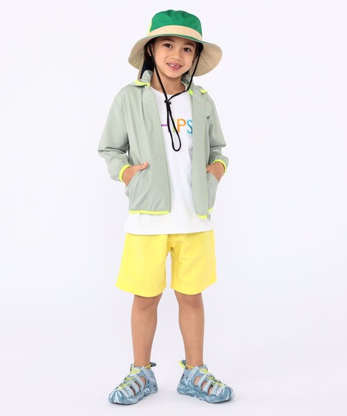 SHIPS（シップス）の「SHIPS KIDS:100～130cm / SHIPS ロゴ TEE（Tシャツ/カットソー・キッズ・ライトホワイト/ライトグレー/ライトブルー・100/110/120/130）」の6枚目の写真