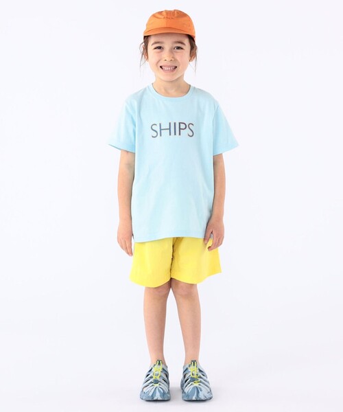 SHIPS（シップス）の「SHIPS KIDS:100～130cm / SHIPS ロゴ TEE（Tシャツ/カットソー・キッズ・ライトホワイト/ライトグレー/ライトブルー・100/110/120/130）」の22枚目の写真