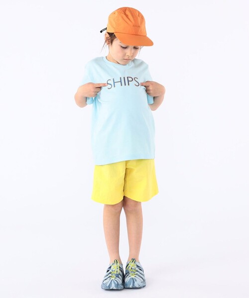 SHIPS（シップス）の「SHIPS KIDS:100～130cm / SHIPS ロゴ TEE（Tシャツ/カットソー・キッズ・ライトホワイト/ライトグレー/ライトブルー・100/110/120/130）」の20枚目の写真