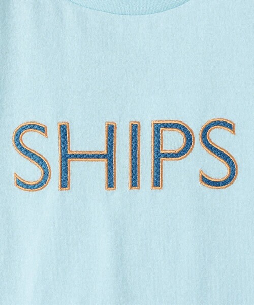 SHIPS（シップス）の「SHIPS KIDS:100～130cm / SHIPS ロゴ TEE（Tシャツ/カットソー・キッズ・ライトホワイト/ライトグレー/ライトブルー・100/110/120/130）」の13枚目の写真