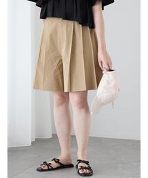 Te chichi TERRASSE（テチチテラス）の「チノキュロットプリーツショートパンツ（その他パンツ）」