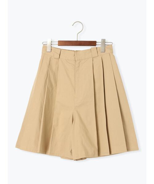 Te chichi TERRASSE（テチチテラス）の「チノキュロットプリーツショートパンツ（その他パンツ・レディース・ネイビー/ベージュ・F）」の10枚目の写真