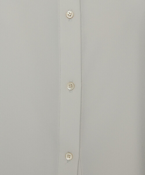 COMME CA（コムサ）の「サラトリツイル シャツ＋キャミソール（シャツ/ブラウス・レディース・グレー/グレイッシュベージュ・9号/11号）」の12枚目の写真