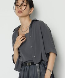 COMME CA | サラトリツイル シャツ＋キャミソール(シャツ/ブラウス)